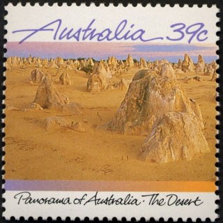Australia-1988-Panorama-of-Australia-39-cent-Multi-P13-The-Pinnacles-