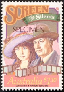 Australia-1989-Australian-Stage-and-Screen-Personalities-1-1-dollar-Multi-P14-50-Lottie-Lyell-and-Raymond-Longford