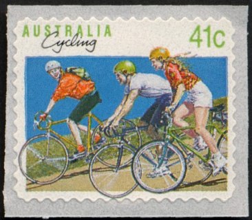 Australia-1989-Sports-41-cent-Multi-P14-x14-5-Cycling