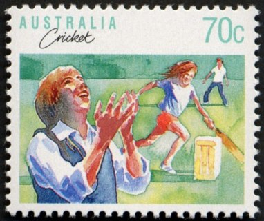 Australia-1989-Sports-70-cent-Multi-P14x14-5-Cricket
