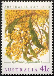 Australia-1990-Australia-Day-1990-41-cent-Multi-P14-50-Australian-wildflower