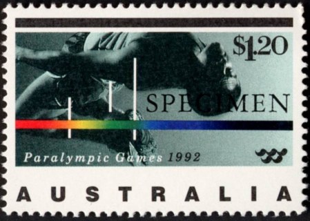 Australia-1992-Olympic-Games-and-Paralympics-Barcelona-1-2-dollar-Multi-P14-50-High-Jumping-SG1359S