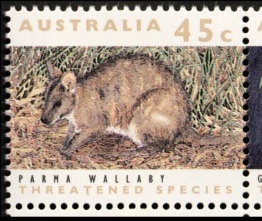 Australia-1992-Threatened-Species-Sheet-45-cent-Multi-P14-x-14-5-Animal