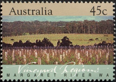 Australia-1992-Vineyard-Regions-45-cent-Multi-P14-x-14-5-Margaret-River-SG1351