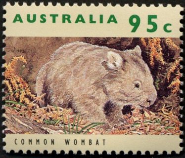 Australia-1993-Australian-Wildlife-Series-One-90-cent-Multi-P14-x-14-5-Eastern-Grey-Kangaroo