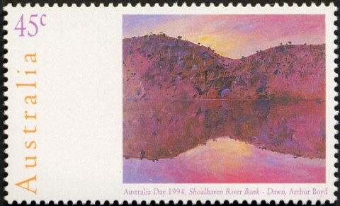 Australia-1994-Australia-Day-Landscape-Paintings-45-cent-Multi-P14-5-x-145-Shoalhaven-River-Bank-artist-Arthur-Boyd-SG1435