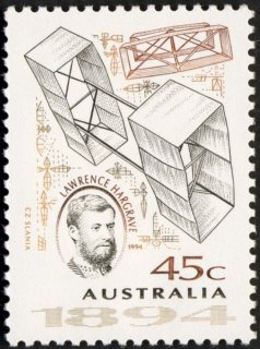 Australia-1994-Aviation-Pioneers-45-cent-red-brown