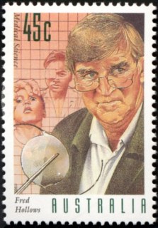 Australia-1995-Medical-Scientists-45-cent-Multi-P14-5-x-14-Fred-Hollows-ophthalmology-SG1554