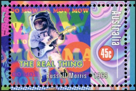 Australia-1998-Australian-Rock-and-Roll-45-cent-Multi-P14-x-14-5-Russell-Morris-The-Real-Thing-