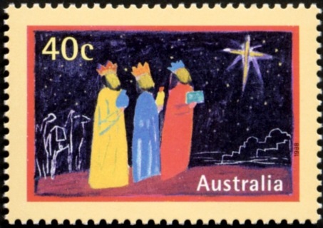 Australia-1998-Christmas-40-cent-Multi-P14-x14-5-Three-Kings-SG1832