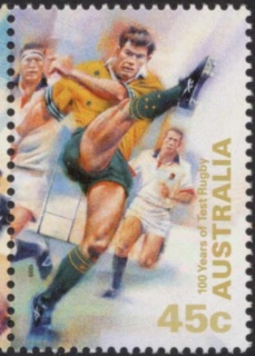 Australia-1999-Centenary-of-Australian-Test-Rugby-45-cent-Multi-P14-x-14-5-Kicking-against-England-SG1883