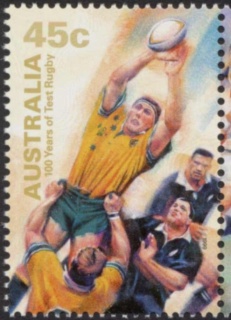 Australia-1999-Centenary-of-Australian-Test-Rugby-45-cent-Multi-P14-x-14-5-Lineout-against-New-Zealand-SG1882