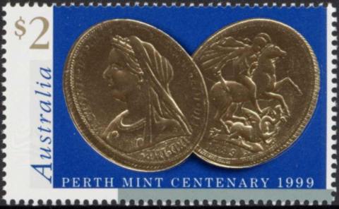 Australia-1999-Centenary-of-Perth-Mint-45-cent-gold