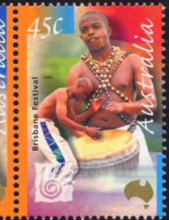 Australia-2000-Arts-festivals-45-cent-Multi-P14-5-x-14-Brisbane-Festival