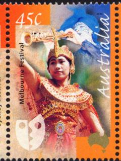 Australia-2000-Arts-festivals-45-cent-Multi-P14-5-x-14-Melbourne-Festival