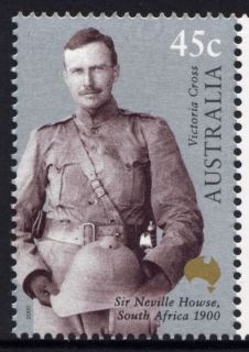 Australia-2000-Australias-first-Victoria-Cross-100-years-45-cent-Multi-P14-5-x-14-Sir-Neville-Howse