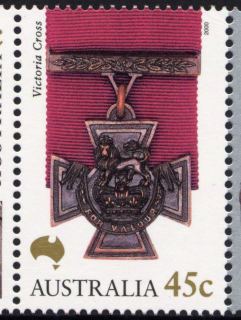 Australia-2000-Australias-first-Victoria-Cross-100-years-45-cent-Multi-P14-5-x-14-The-Victoria-Cross-SG2002