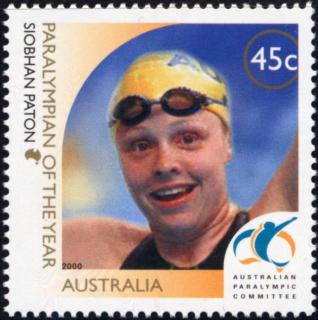 Australia-2000-Paralympian-Awards-45-cent-Multi-P14-28-Paralympian-of-the-Year