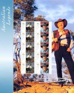 Australia-2001-Australian-legends-Slim-Dusty-series-five-4-5-dollar-Multi-P11-80-Booklet-SG