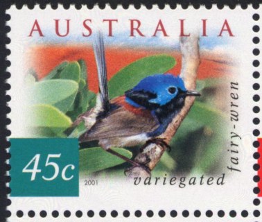 Australia-2001-Desert-Birds-45-cent-definitive