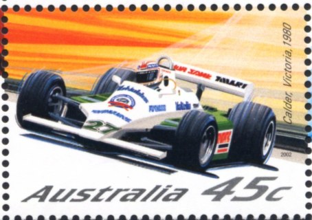 Australia-2002-Centenary-Motor-racing-Australia-and-New-Zealand-45-cent-Multi-P14-x-14-75-Williams-Ford