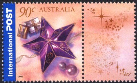 Australia-2002-International-Greetings-90-cent-Multi-P14-25-x-14-Star