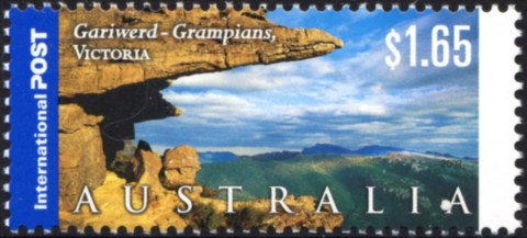 Australia-2002-International-stamps-Australian-Scenes-series-IV-1-65-dollar-Multi-P14-5-x-14-Gariwerd-Grampians-National-park