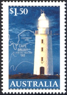 Australia-2002-Lighthouses-1-5-dollar-Multi-P14-5-x-14-Cape-Bruny