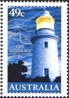 Australia-2002-Lighthouses-49-cent-Multi-P14-5-x-14-Cape-Naturaliste