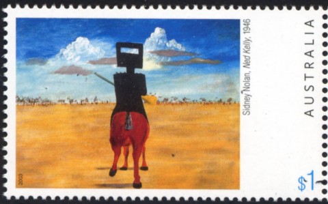 Australia-2003-Australia-Paintings-Series1-1-dollar-Multi-P14-4-x-14-Ned-Kelly-by-Sir-Sidney-Nolan-SG2297