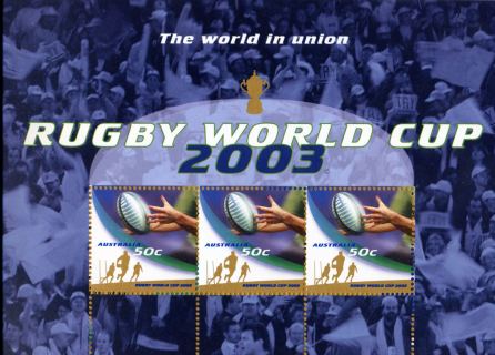 Australia-2003-Rugby-World-Cup-2003-1-5-dollar-Multi-P14-4-x-14-Miniature-sheet