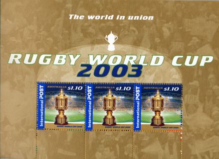 Australia-2003-Rugby-World-Cup-2003-3-3-dollar-Multi-P14-4-x-14-Miniature-sheet