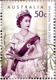 Australia-2004-1954-Royal-Tour-Jubilee-50-cent-Violet