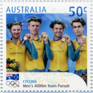 Australia-2004-Athens-Olympics-Australian-Gold-Medallists-50-cent-Multi-P14-25-Cycling