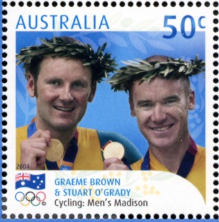 Australia-2004-Athens-Olympics-Australian-Gold-Medallists-50-cent-Multi-P14-25-Graeme-Brown-Stuart-OGrady