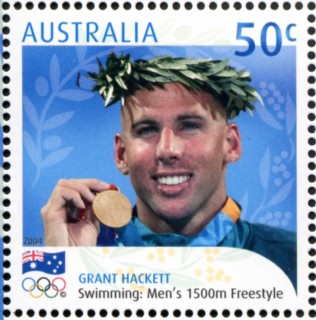 Australia-2004-Athens-Olympics-Australian-Gold-Medallists-50-cent-Multi-P14-25-Grant-Hackett