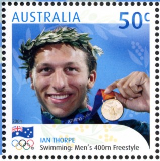 Australia-2004-Athens-Olympics-Australian-Gold-Medallists-50-cent-Multi-P14-25-Ian-Thorpe