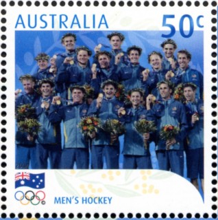 Australia-2004-Athens-Olympics-Australian-Gold-Medallists-50-cent-Multi-P14-25-Mens-Hockey-SG2422