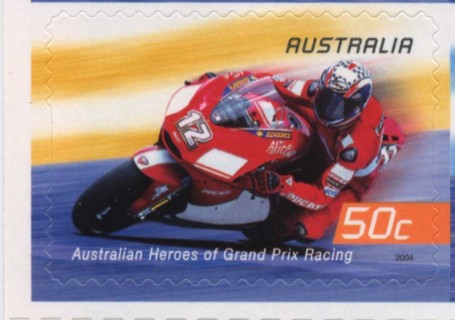 Australia-2004-Australian-heroes-of-Grand-prix-racing-50-cent-Multi-P13-85-x-14-6-Troy-Bayliss