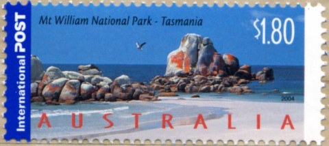 Australia-2004-International-Series-Coastlines-1-8-dollar-Multi-P14-6-x-13-85-Mt-William-National-Park