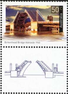 Australia-2004-Landmark-Bridges-50-cent-Multi-P13-86-x-14-4-Birkenhead-Bridge