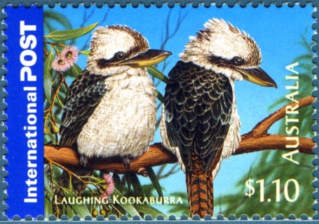 Australia-2005-Bush-wildlife-1-1-dollar-Multi-P13-86-x-14-6-Laughing-kookaburra