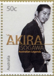 Australia-2005-Fashion-Designers-Legends-series-nine-50-cent-Monochrome-with-coloured-name-P14-6-x-13-86-Akira-Sogawa-portrait-SG2476