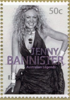 Australia-2005-Fashion-Designers-Legends-series-nine-50-cent-Monochrome-with-coloured-name-P14-6-x-13-86-Jenny-Bannister-portrait-SG2472