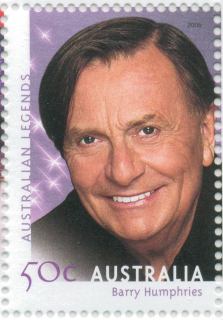 Australia-2006-Australian-Legends-Barry-Humprhies-series-ten-50-cent-Multi-P13-86-x-14-60-Portrait-photograph-of-character-actor-Barry-Humphries-SG2581