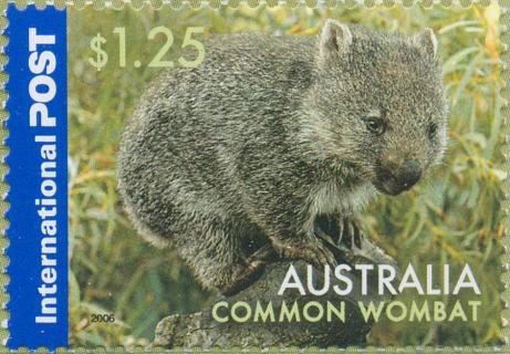 Australia-2006-Australian-Native-Wildlife-International-Post-1-25-dollar-Multi-P13-86-x-14-60-Animal