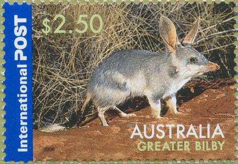 Australia-2006-Australian-Native-Wildlife-International-Post-2-5-dollar-Multi-P13-86-x-14-60-Animal