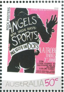 Australia-2006-Australian-Rock-Posters-50-cent-Multi-P14-6-x-13-86-Angels-Sports-Paul-Kelly-ca-1979