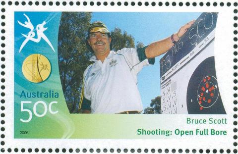 Australia-2006-Commonwealth-Games-Australian-Champions-23-March-2006-50-cent-Multi-P14-60-x-13-86-Gold-Medallist-Bruce-Scott-Shooting-Open-full-bore-SG