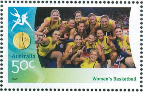 Australia-2006-Commonwealth-Games-Australian-Champions-23-March-2006-50-cent-Multi-P14-60-x-13-86-Gold-Medallists-Womens-Basketball-SG